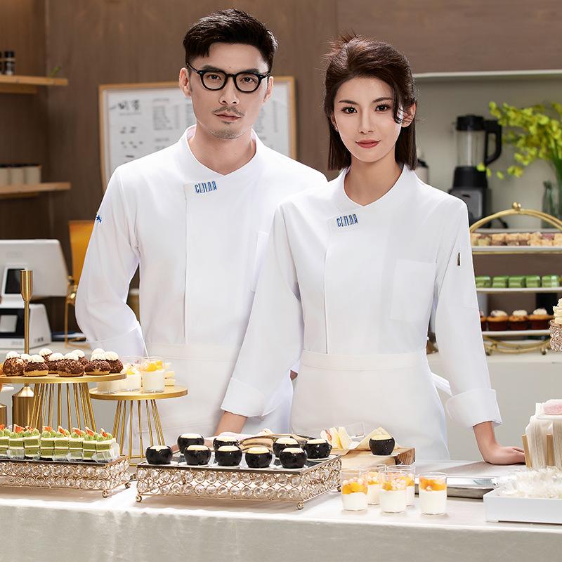 Embroidery Kitchen - Uniforme da Chef per Uomo a