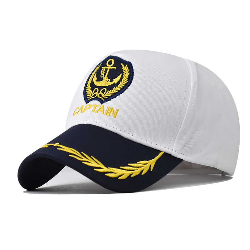 Embroidery Hat Machine - Cosplay cappello da Baseball capitano blu