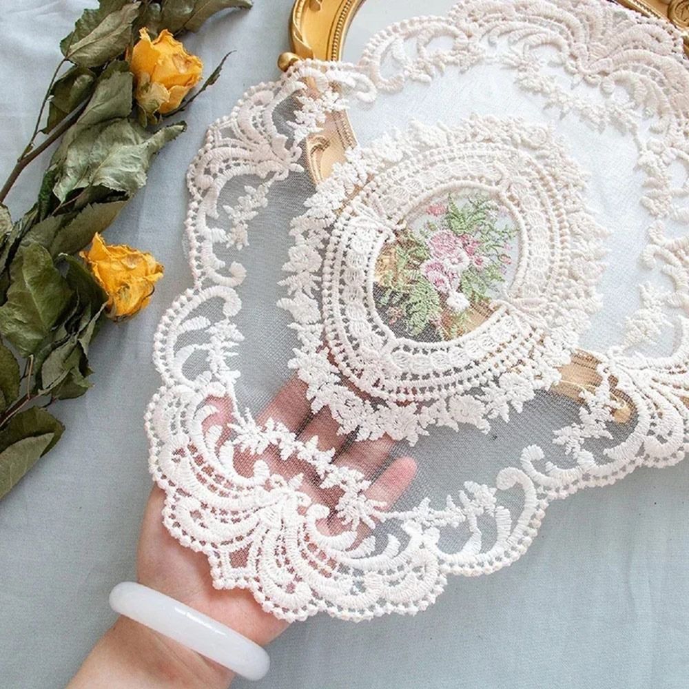 Embroidery Kitchen - Europeo ovale retrò vintage pizzo ricamato