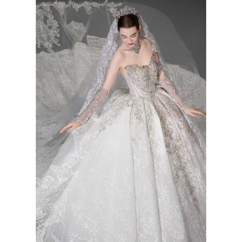 Embroidery Organza - Abito da Sposa di Lusso con