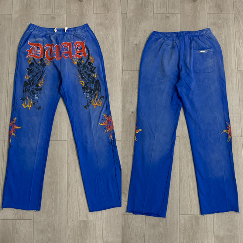 Embroidery Font Free - Nuovi pantaloni della tuta DUAA, modello