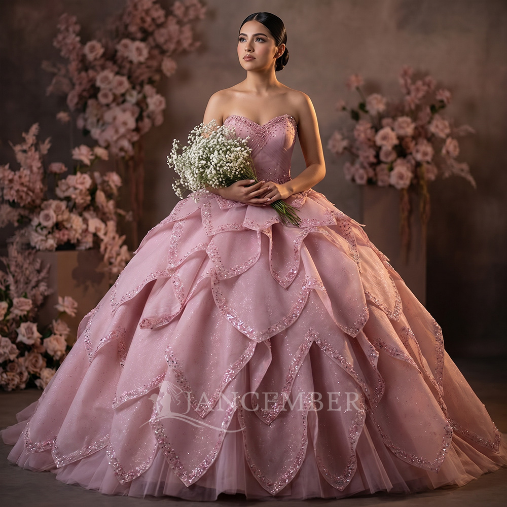 Embroidery Organza - Abito da ballo di lusso per