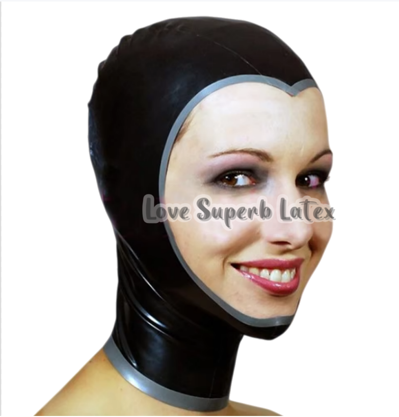 Embroidery Art Painting - Cappuccio in lattice rosso Maschera da