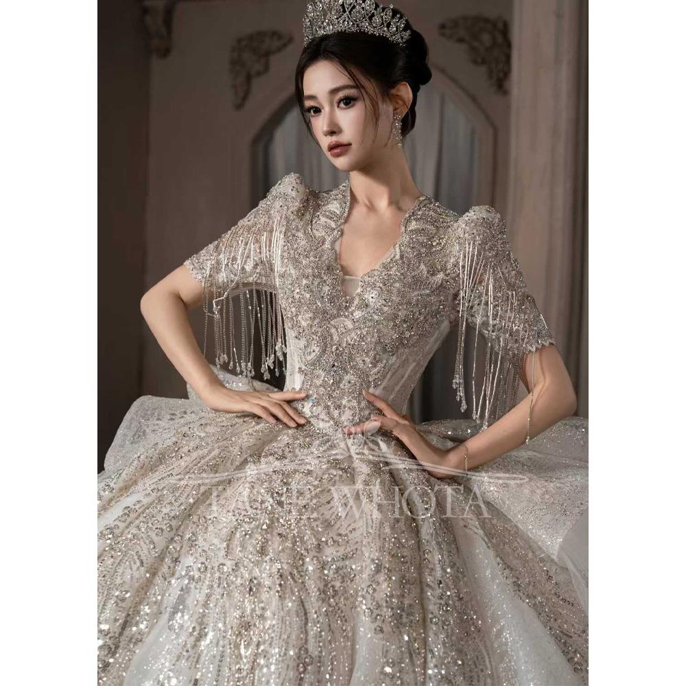 Embroidery Organza - Abito da Sposa di Lusso con