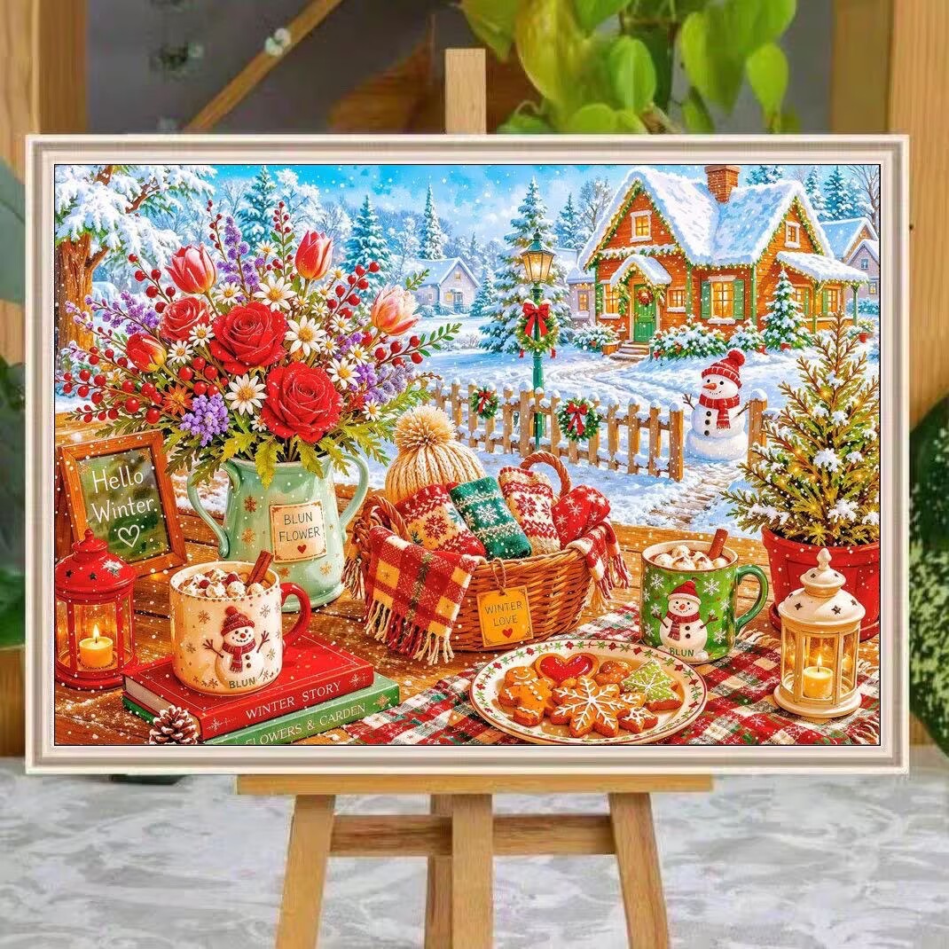 Embroidery Job - Kit per ricamo a punto croce