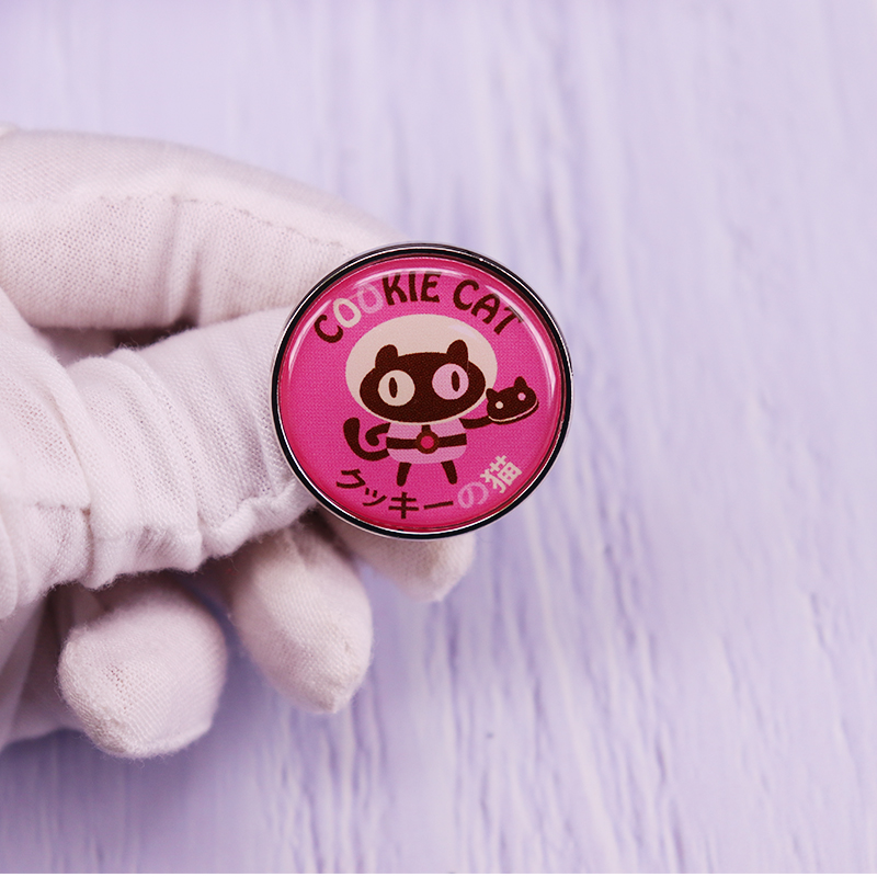 Embroidery Kitchen - Steven Universe Cookie Cat Pin carino