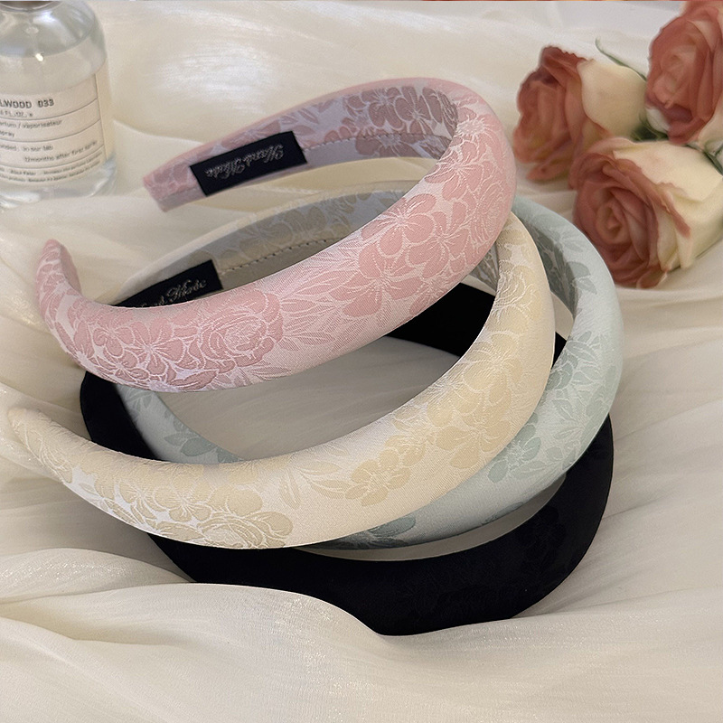 Embroidery Hoop - Moda donna ricamo rosa fiore spugna