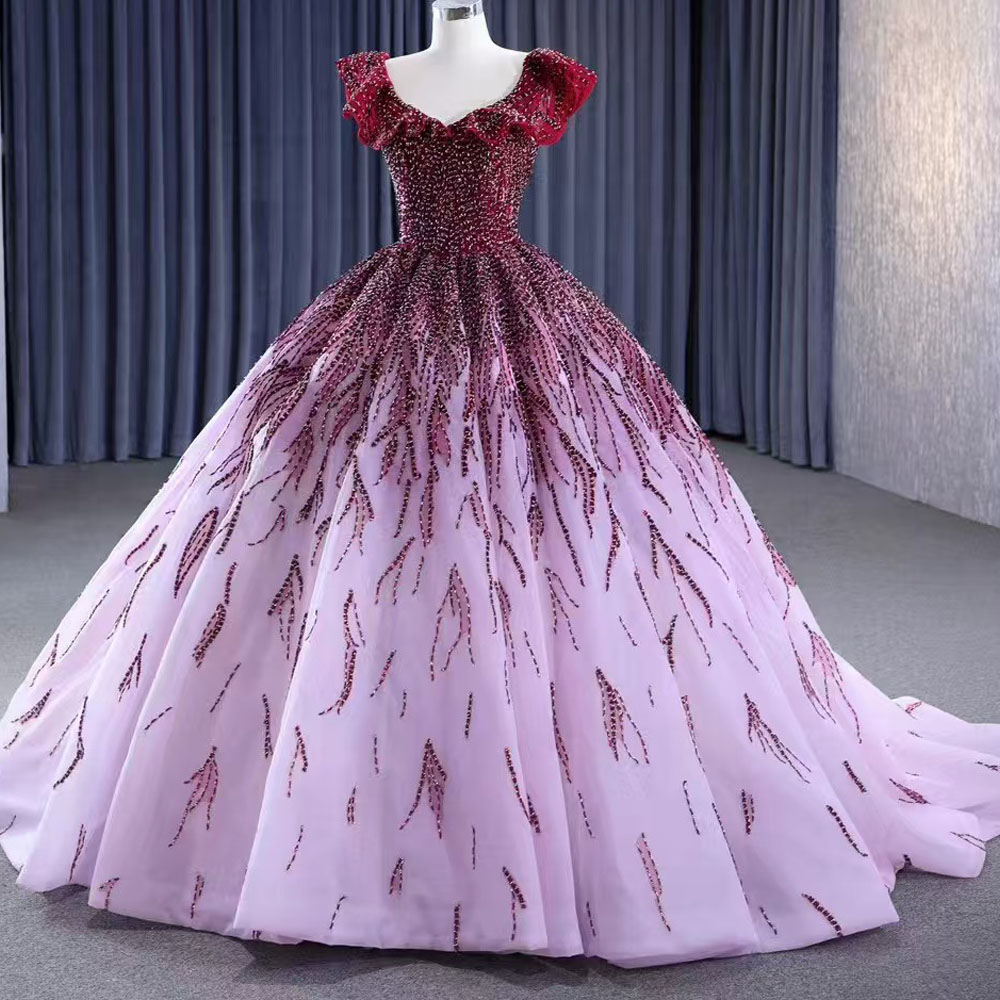 Abito da sera con scollo a O e - Embroidery Organza recensione e prezzo