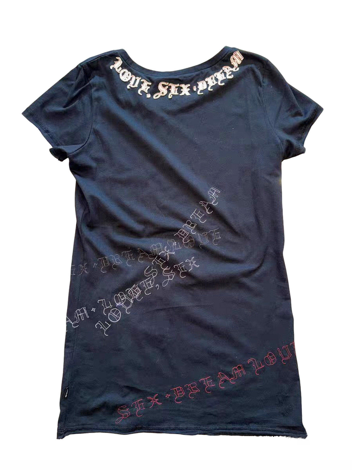 T-shirt a maniche corte con te - Embroidery Font Free recensione e prezzo