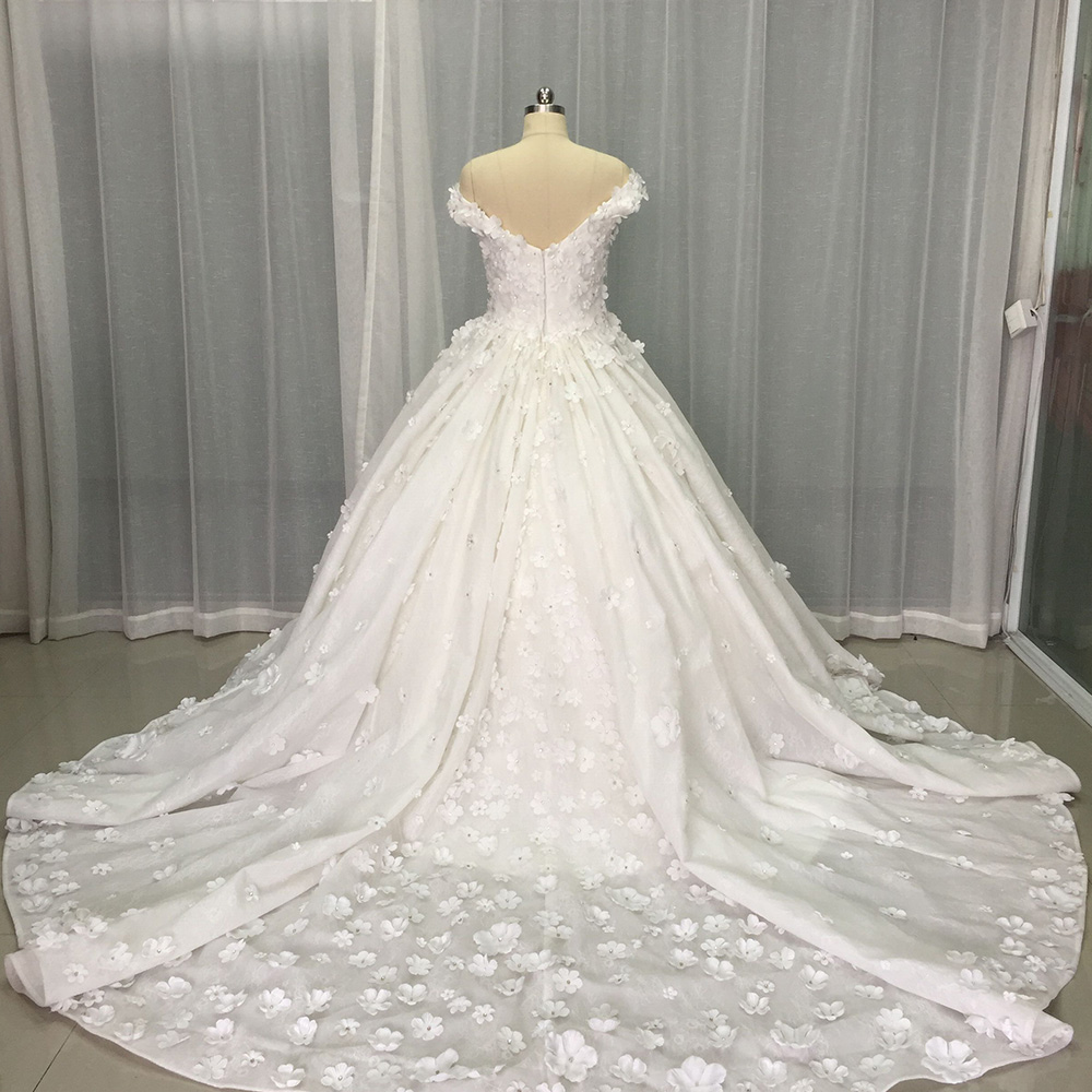 Elegante abito da sposa superf - Embroidery Organza recensione e prezzo