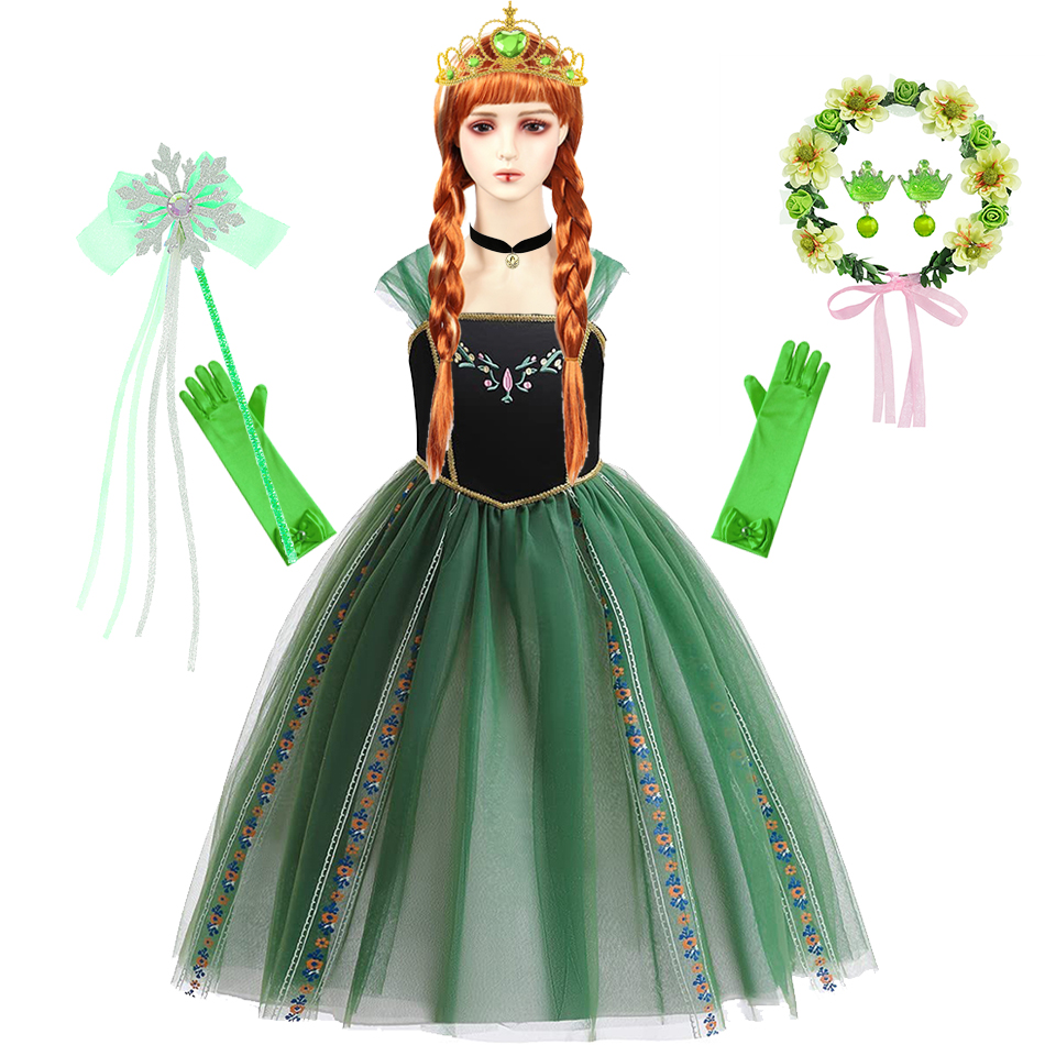 Abito per cosplay di Anna, ves - Embroidery Jersey recensione e prezzo