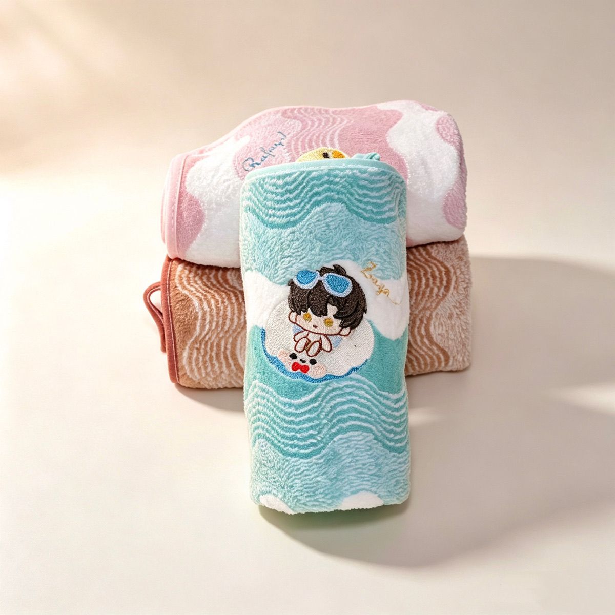 Asciugamano in pile corallo An - Embroidery Gift recensione e prezzo