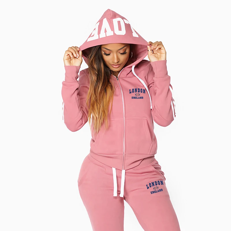 Sport Casual Quotidiano Tuta d - Embroidery Zip Up Hoodie recensione e prezzo