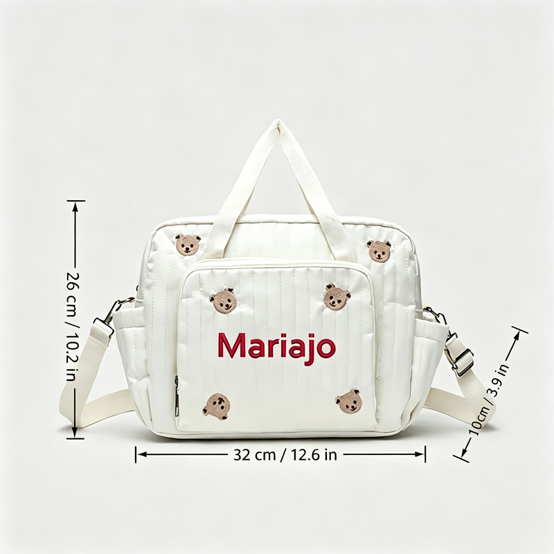 Borsa da viaggio con motivo or - Embroidery Font Free recensione e prezzo
