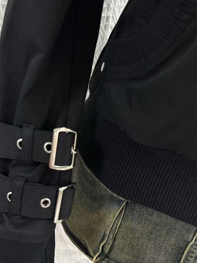 Felpa con Cappuccio Y2K Gotica - Embroidery Zip Up Hoodie recensione e prezzo