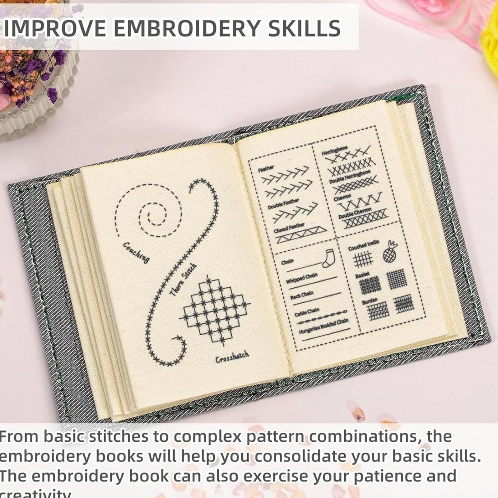 Punto da ricamo fai-da-te Libr - Embroidery Guide Book recensione e prezzo